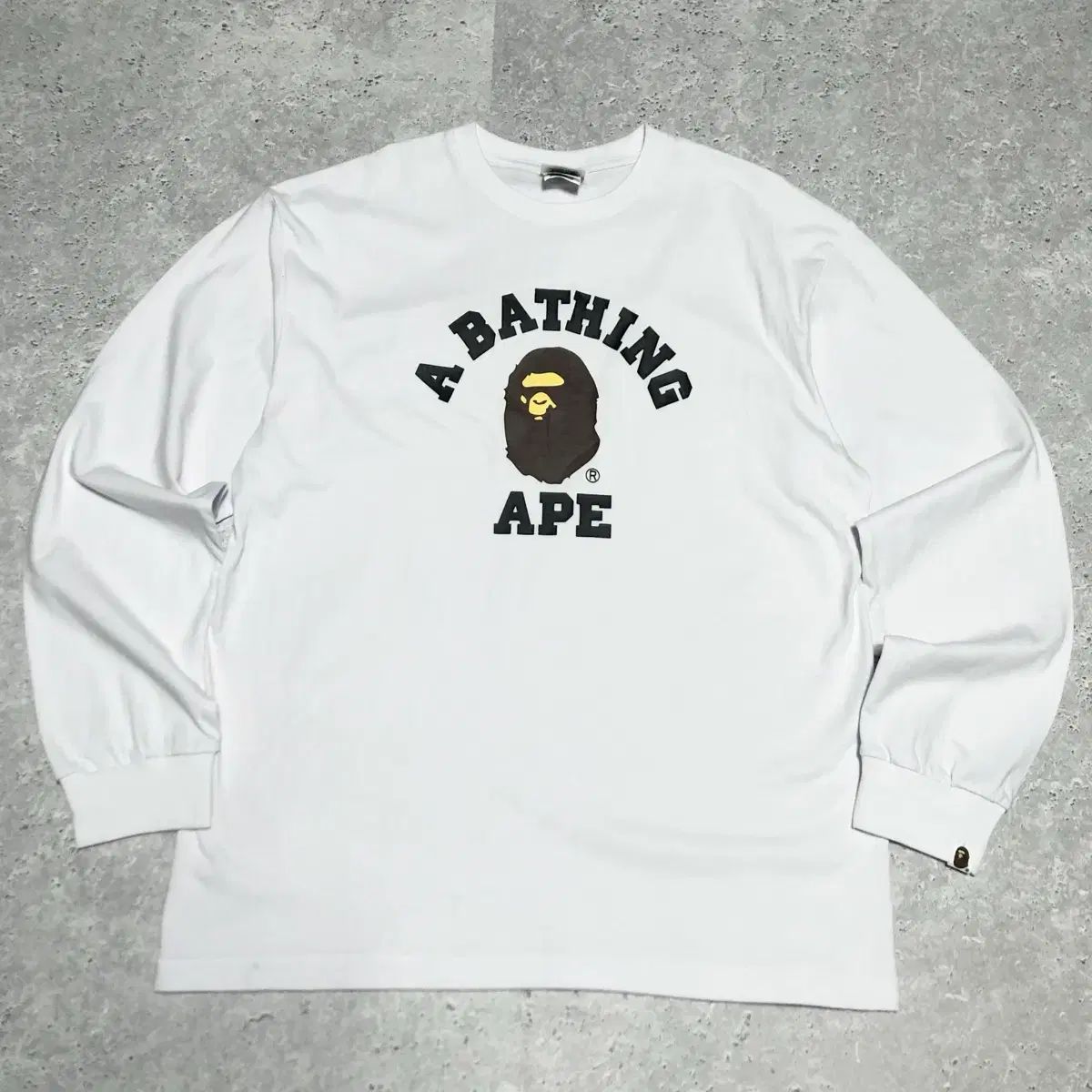アベイシングエイプ カレッジ ロングスリーブ Tシャツ 新品 XL ロングスリーブ