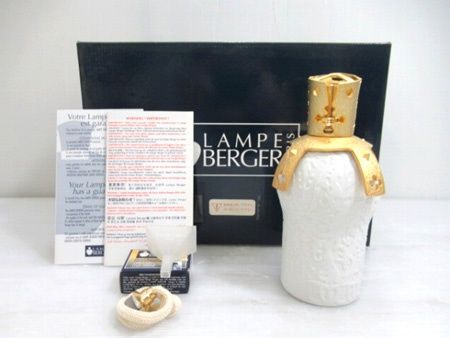 ランプベルジェ LAMPE BERGER アロマランプ リモージュ 5469 トゥー レ トロワ Tous Les Trois 美品中古■