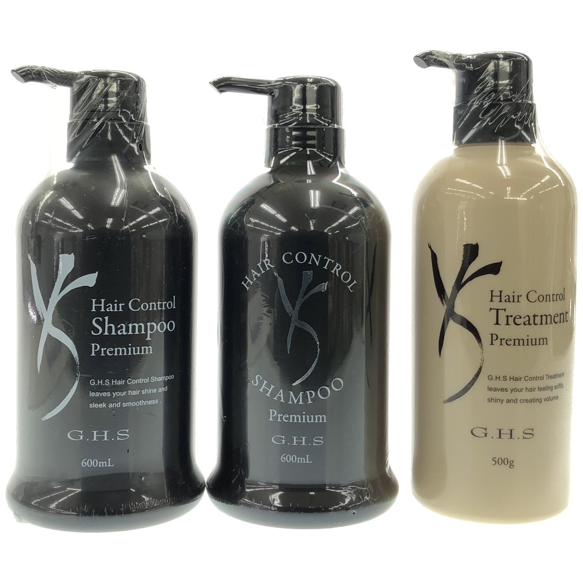 Z000 G.H.S ヘアーコントロールシャンプー プレミアム 600mL 2本 u0026