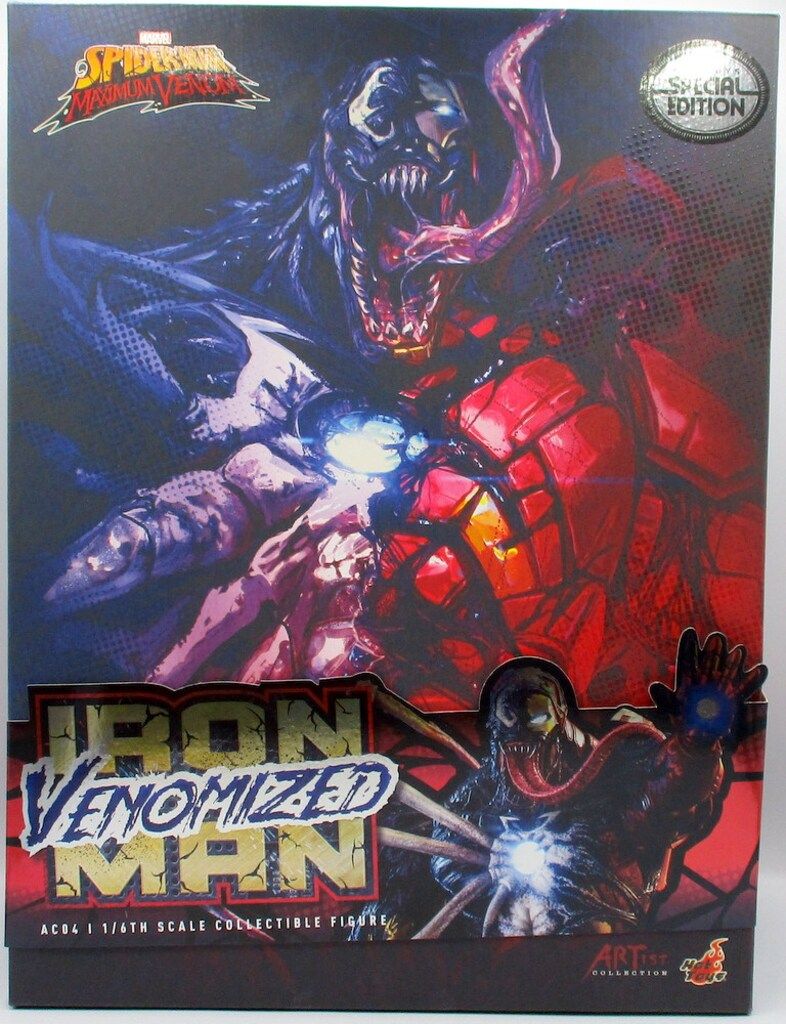 HOTTOYS ARTIST COLLECTION VENOMIZED IRON MAN SPECIAL EDITION