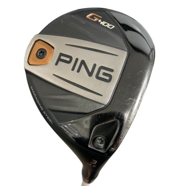 【中古】 ピン G400 3W フェアウェイウッド FW ATTAS CoooL 6 (フレックスS) メンズ 男性用 右利き 右用 Cランク ゴルフクラブ