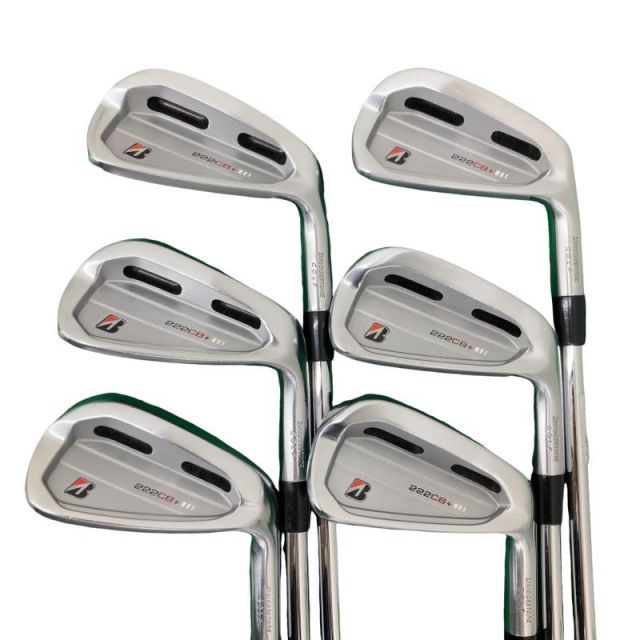 【中古】 ブリヂストン BRIDGESTONE 222CB+ 6S アイアンセット IR NS PRO 950GH neo (フレックスS) メンズ 男性用 右利き 右用 Cランク ゴルフクラブ