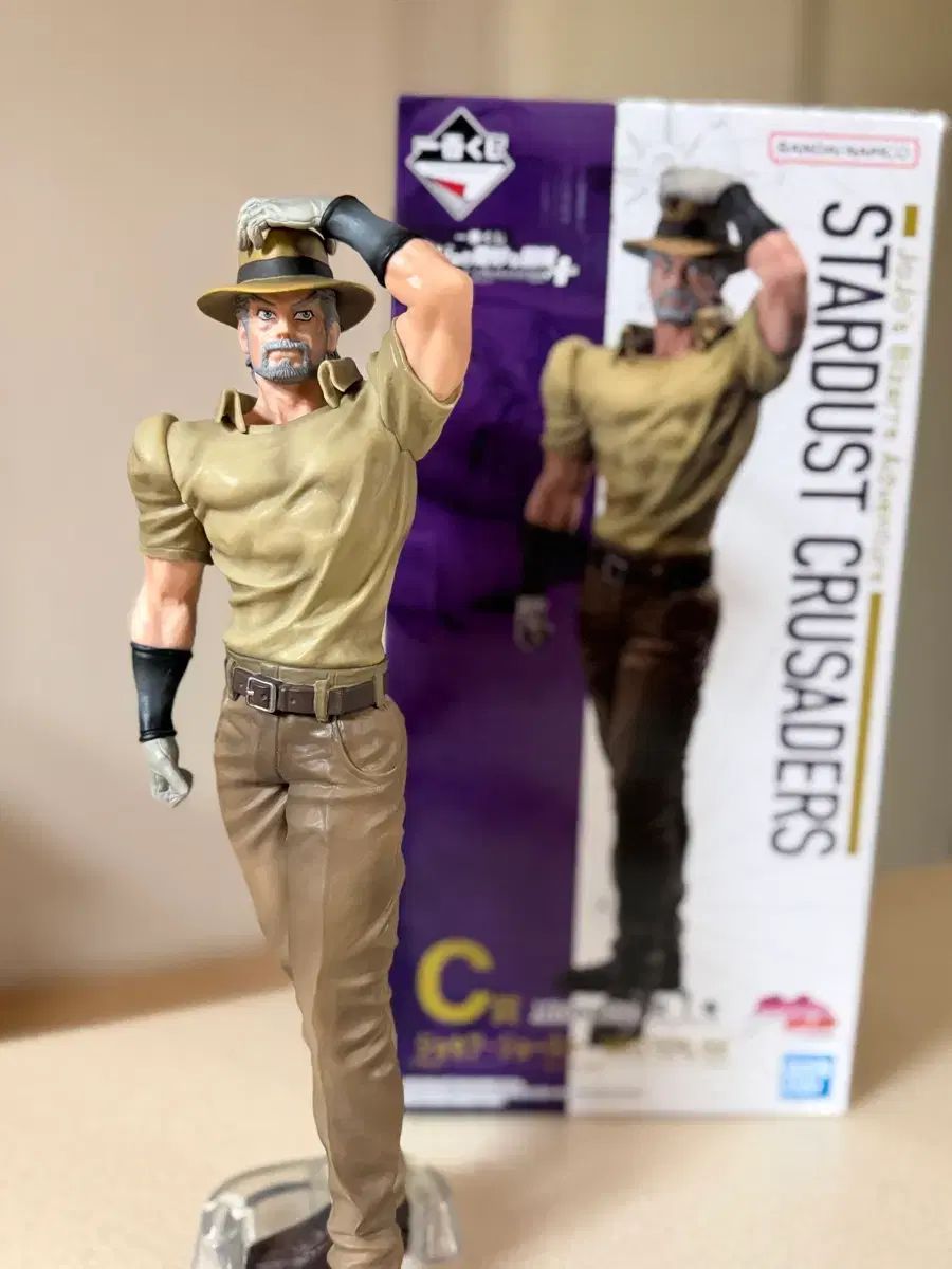 ジョジョ 一番くじ 3部 C賞 ジョセフ・ジョースター 開封 ウール品 ジョジョの奇妙な冒険