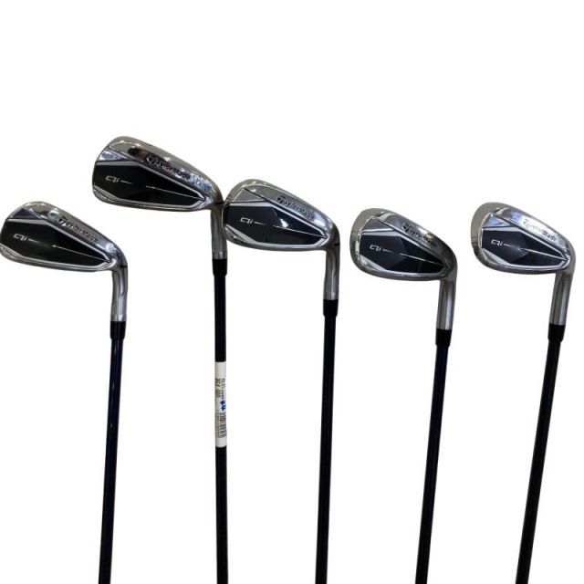 【中古】 テーラーメイド Qi 5S アイアンセット IR Diamana BLUE TM60(Qi IR) (フレックスS) メンズ 男性用 右利き 右用 Cランク ゴルフクラブ