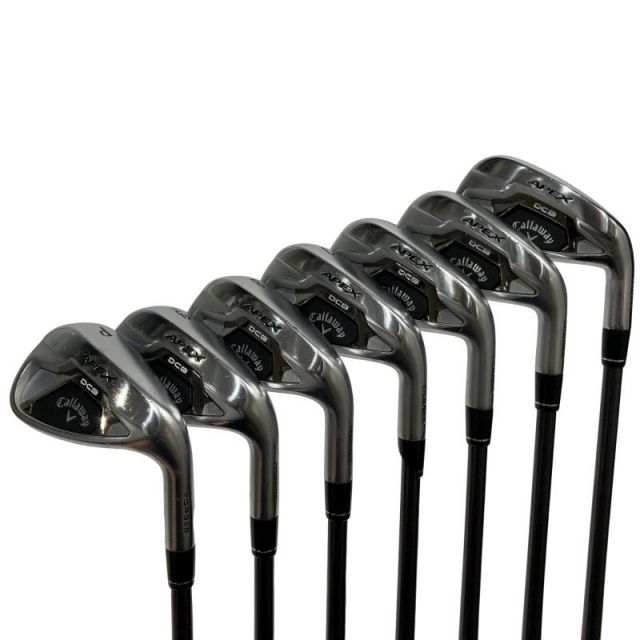 【中古】 キャロウェイ APEX DCB(2021) 7S アイアンセット IR Diamana 55 for CW(2021 APEX IR) (フレックスR) メンズ 男性用 右利き 右用 Cランク ゴルフクラブ