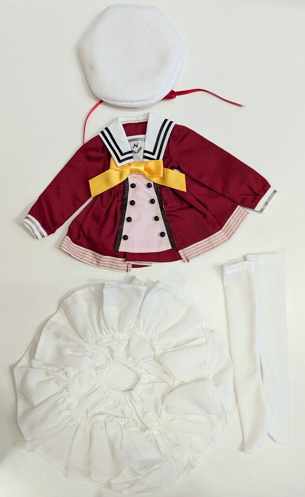 ナナイロテントウ MDD/KUMAKO ドール衣装 私立ナナイロ学園・中等部制服　赤