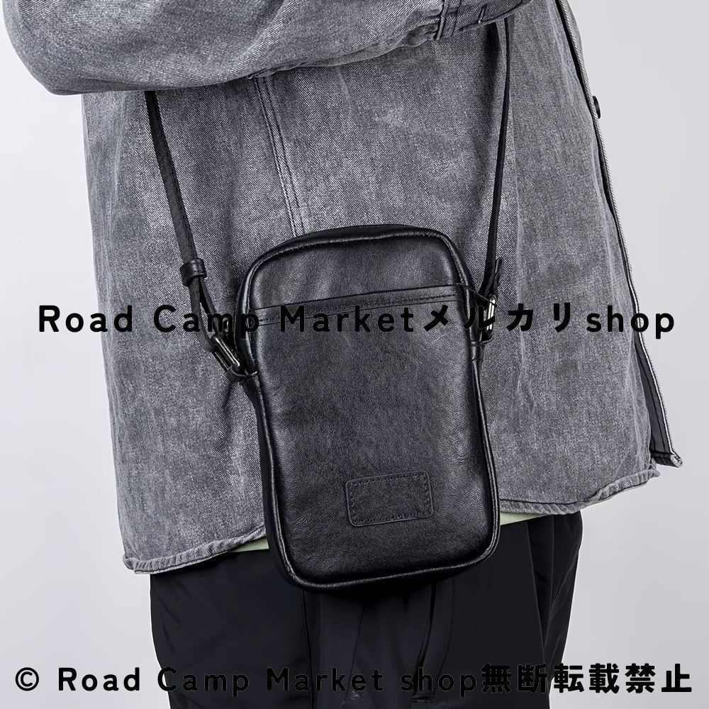 クロスボディバッグ 本革 メンズ 縦型 牛革 ショルダーバッグ スマホポーチ ベジタブルタンニンレザー ミニショルダー レザーバッグ トップレイヤー牛革 斜め掛け 軽量 コンパクト カジュアル ビジネス ヴィンテージ風 スマホ収納 小物収納 メンズバッグ 13,348円