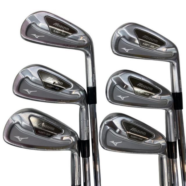【中古】 ミズノ MP-59 6S アイアンセット IR 純正特注シャフト (フレックスS) メンズ 男性用 右利き 右用 Cランク ゴルフクラブ