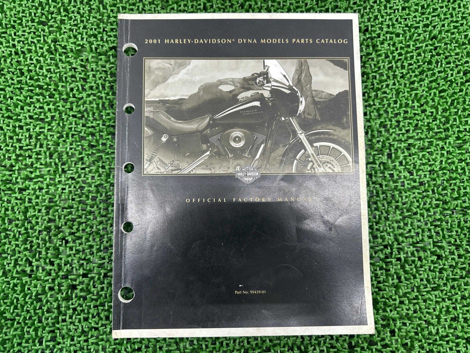 ダイナ パーツリスト 英語版 ハーレー 正規 中古 2001年ダイナモデル