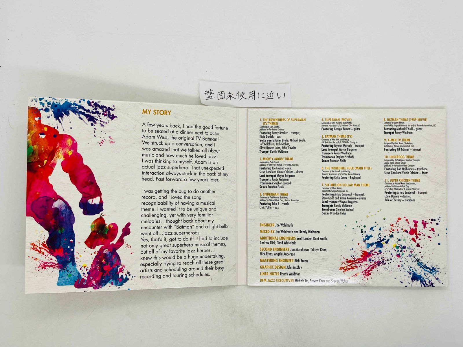 CD RANDY WALDMAN / SuperHeroes / ランディ・ウォルドマン / スーパー