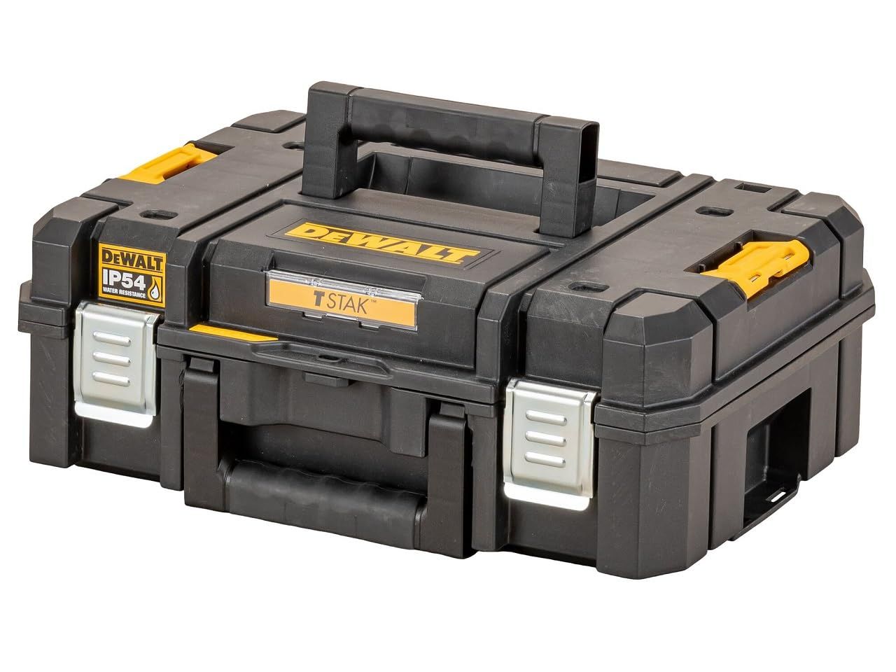 ☆新品☆デウォルト(DEWALT) TSTAK 収納ボックス Sサイズ 工具箱 収納ケース ツールボックス 積み重ね収納 ブロッククッション付き ネジ ビット 小物 入れ IP54 坊塵 防水 設計 DWST83345-1 6dc669d5