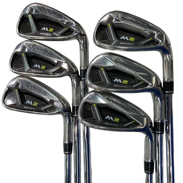 【中古】 テーラーメイド M2(2017) 6S アイアンセット IR RE-AX 90 STEEL JAPAN・SPEC(アイアン) (フレックスS) メンズ 男性用 右利き 右用 Cランク ゴルフクラブ