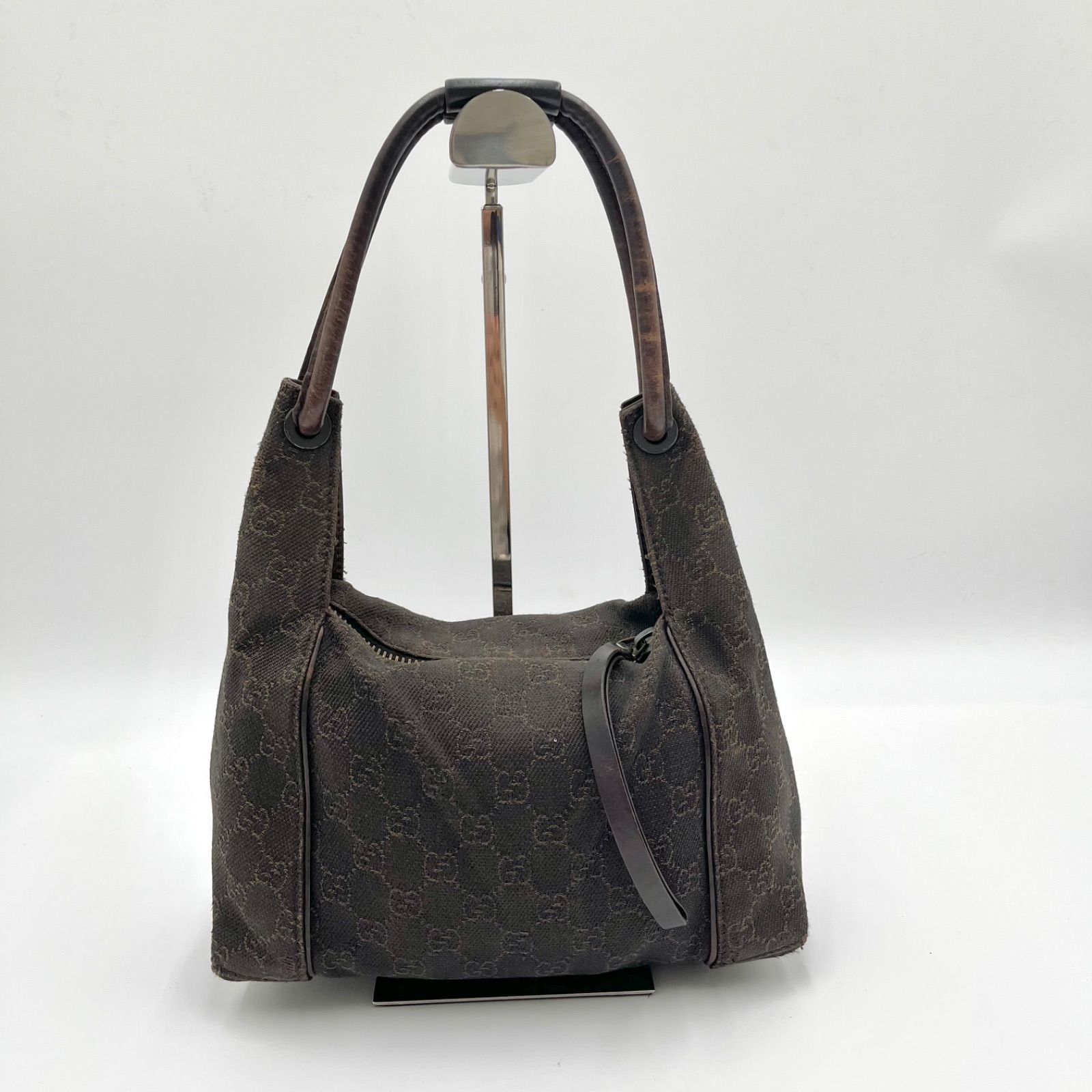 GUCCI グッチ GGキャンバス ワンショルダーバッグ ボーボーバッグ