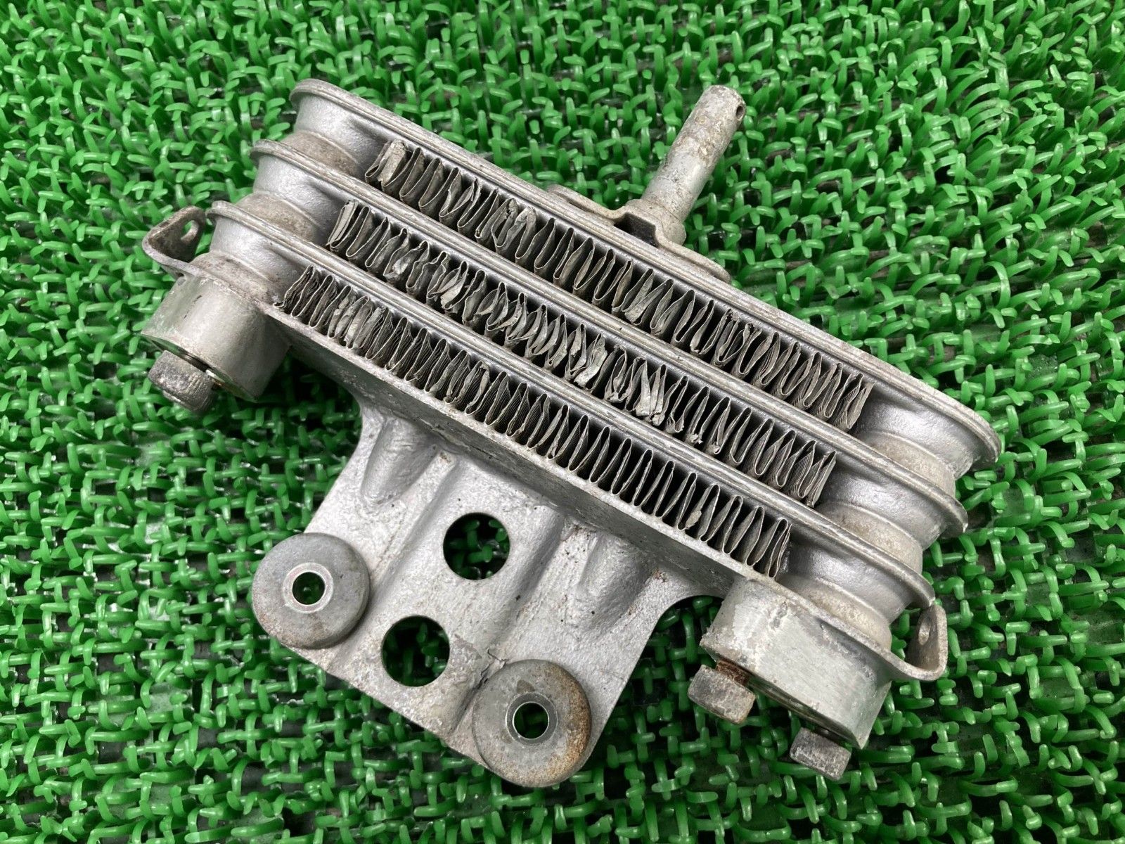 SRX400 オイルクーラー ヤマハ 純正 中古 3VN 修復素材に コケキズ無し