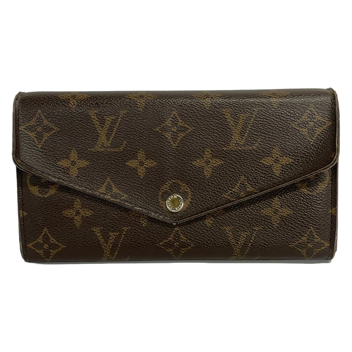 LOUIS VUITTON(ルイヴィトン) 長財布 モノグラム ポルトフォイユサラ M60531 マロン イニシャル刻印