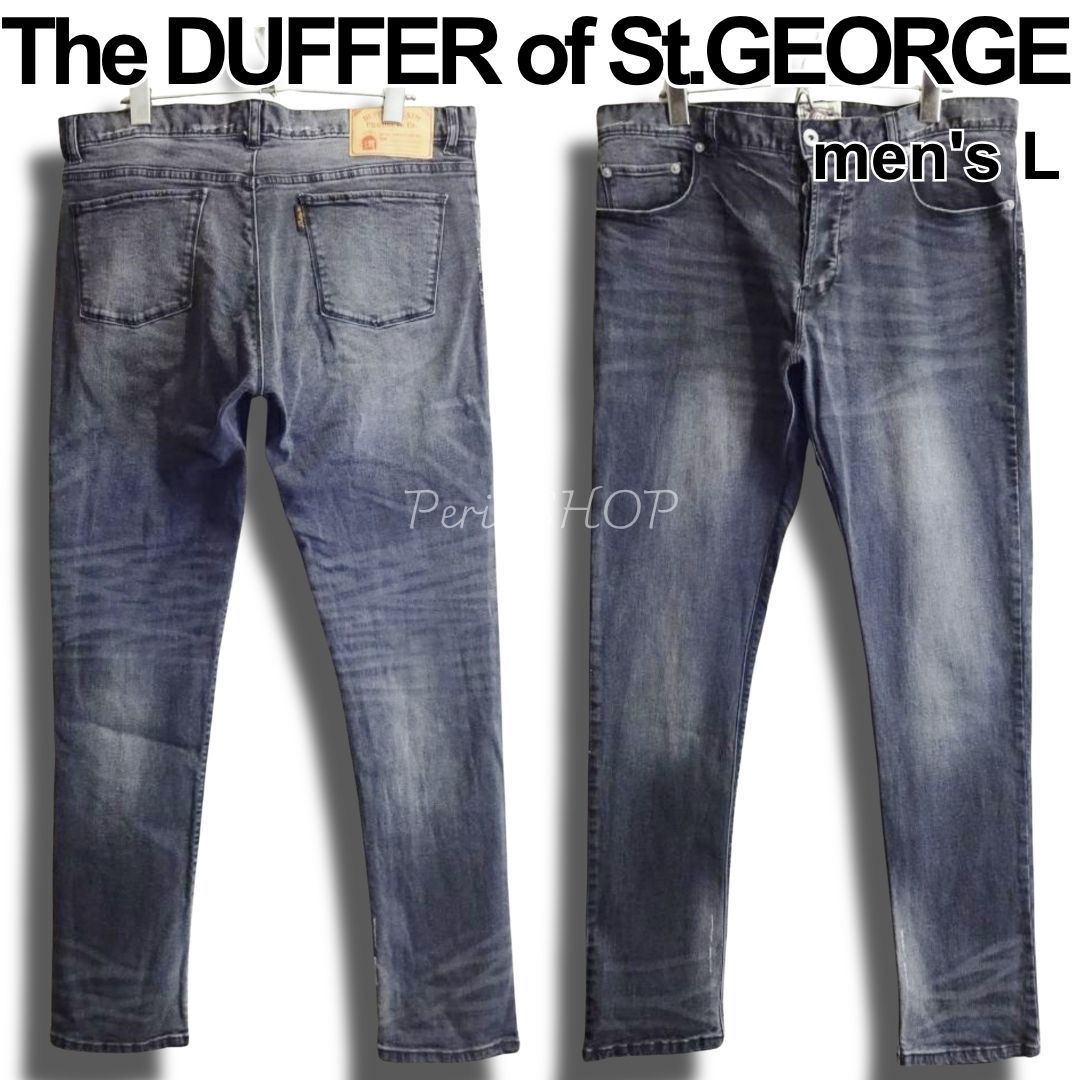 The DUFFER of ST.GEORGE」 デニムパンツ LARGE ブラック メンズ The 