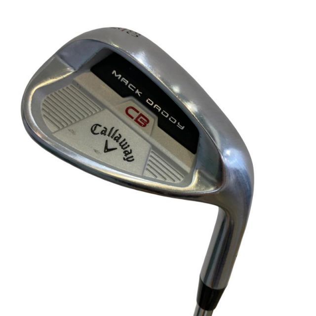 【中古】 キャロウェイ MACK DADDY CB クロムメッキ 50°/12° ウェッジ WG 純正特注シャフト (フレックスその他) メンズ 男性用 右利き 右用 Cランク ゴルフクラブ