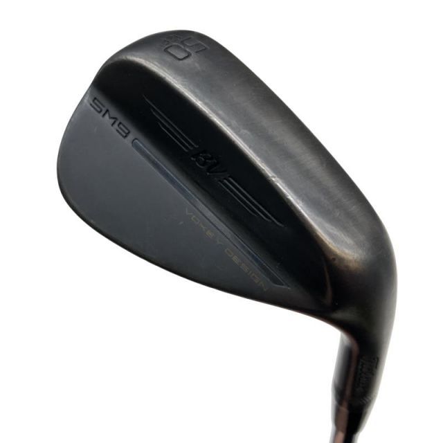 【中古】 タイトリスト VOKEY SPIN MILLED SM9 ジェットブラック 50°/12°F ウェッジ WG BV 105 (フレックスその他) メンズ 男性用 右利き 右用 Cランク ゴルフクラブ