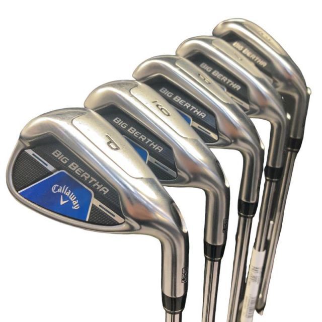 【中古】 キャロウェイ BIG BERTHA B21 6S USA アイアンセット IR KBS MAX CT80 (フレックスS) メンズ 男性用 右利き 右用 Cランク ゴルフクラブ
