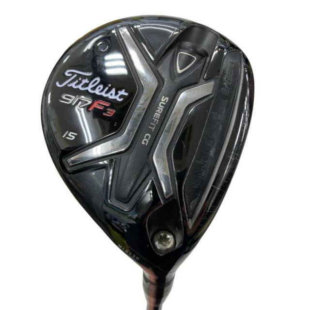 【中古】 タイトリスト 917 F3 15° フェアウェイウッド FW Speeder 661 EVOLUTION IV (フレックスS) メンズ 男性用 右利き 右用 Cランク ゴルフクラブ