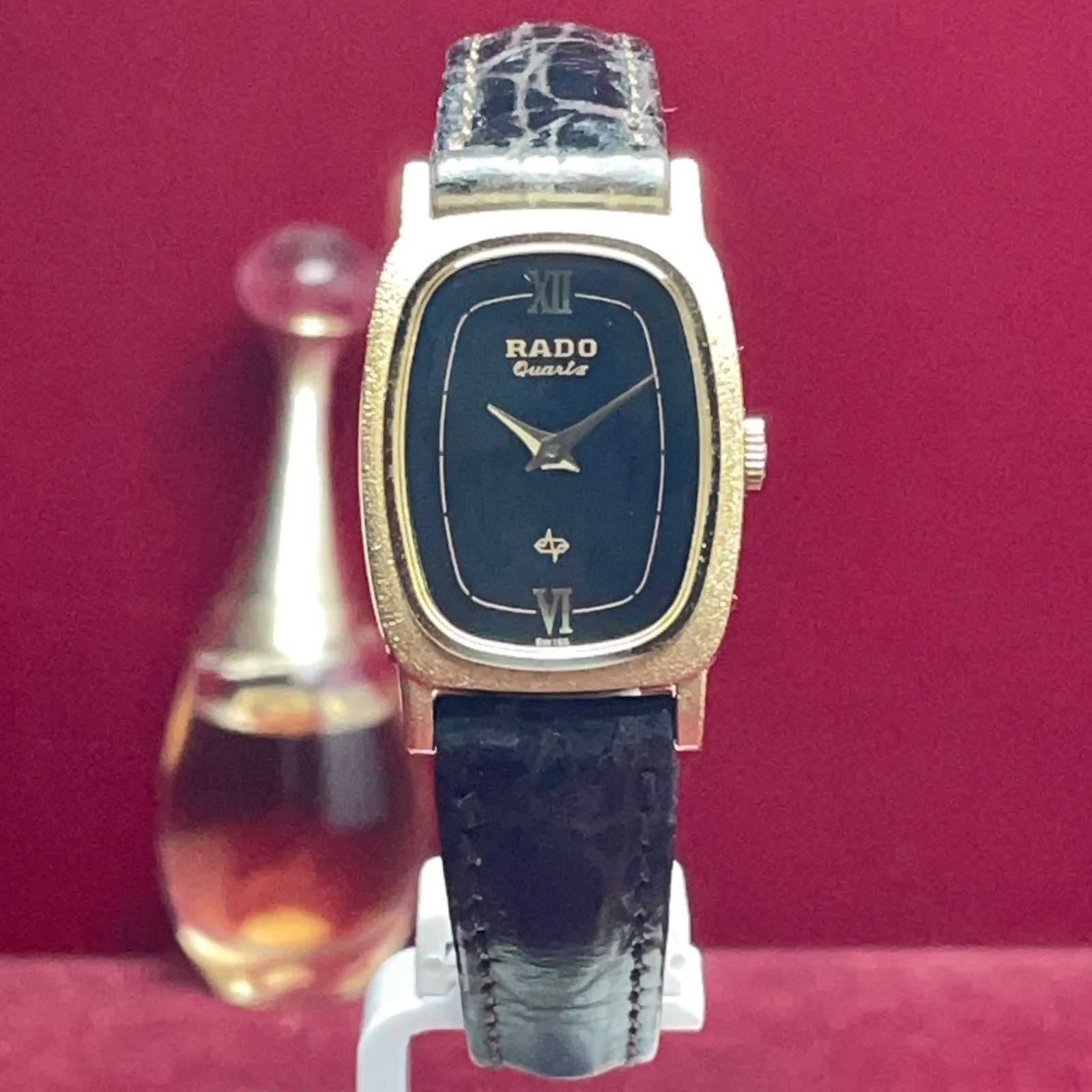 未使用・電池交換済】RADO ラドー クォーツ 純正リューズ 稼働品