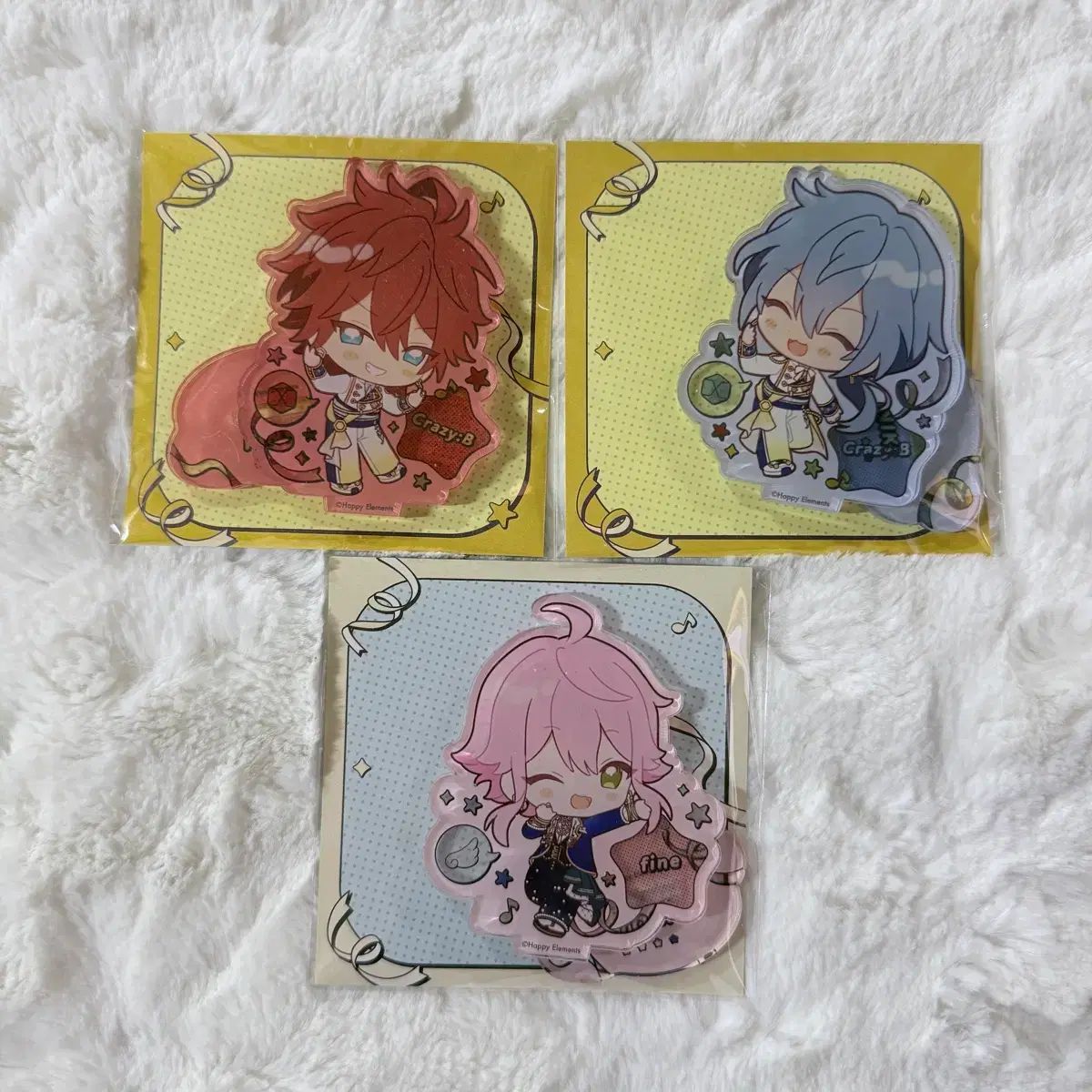 あんさんぶるスターズ！感謝祭 アクリルスタンド Crazy:B 燐音、ニキ、Fine 桃李 まとめ SD