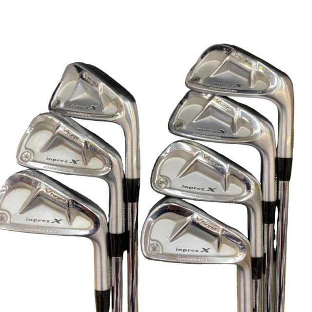 【中古】 ヤマハ inpres X V FORGED TOURMODEL(2009) 8S アイアンセット IR Dynamic Gold (フレックスS) メンズ 男性用 右利き 右用 Dランク ゴルフクラブ
