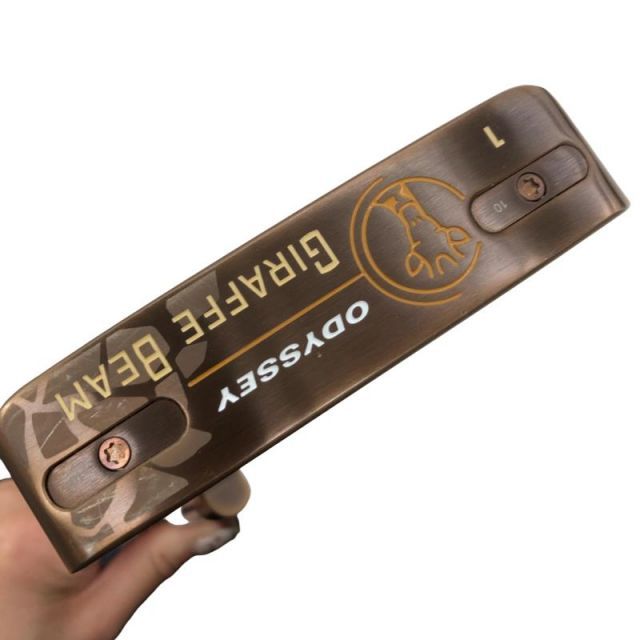 【中古】 オデッセイ GIRAFFE-BEAM #1 34インチ パター PT STROKE LAB 90 スチール (フレックスその他) メンズ 男性用 右利き 右用 Bランク ゴルフクラブ