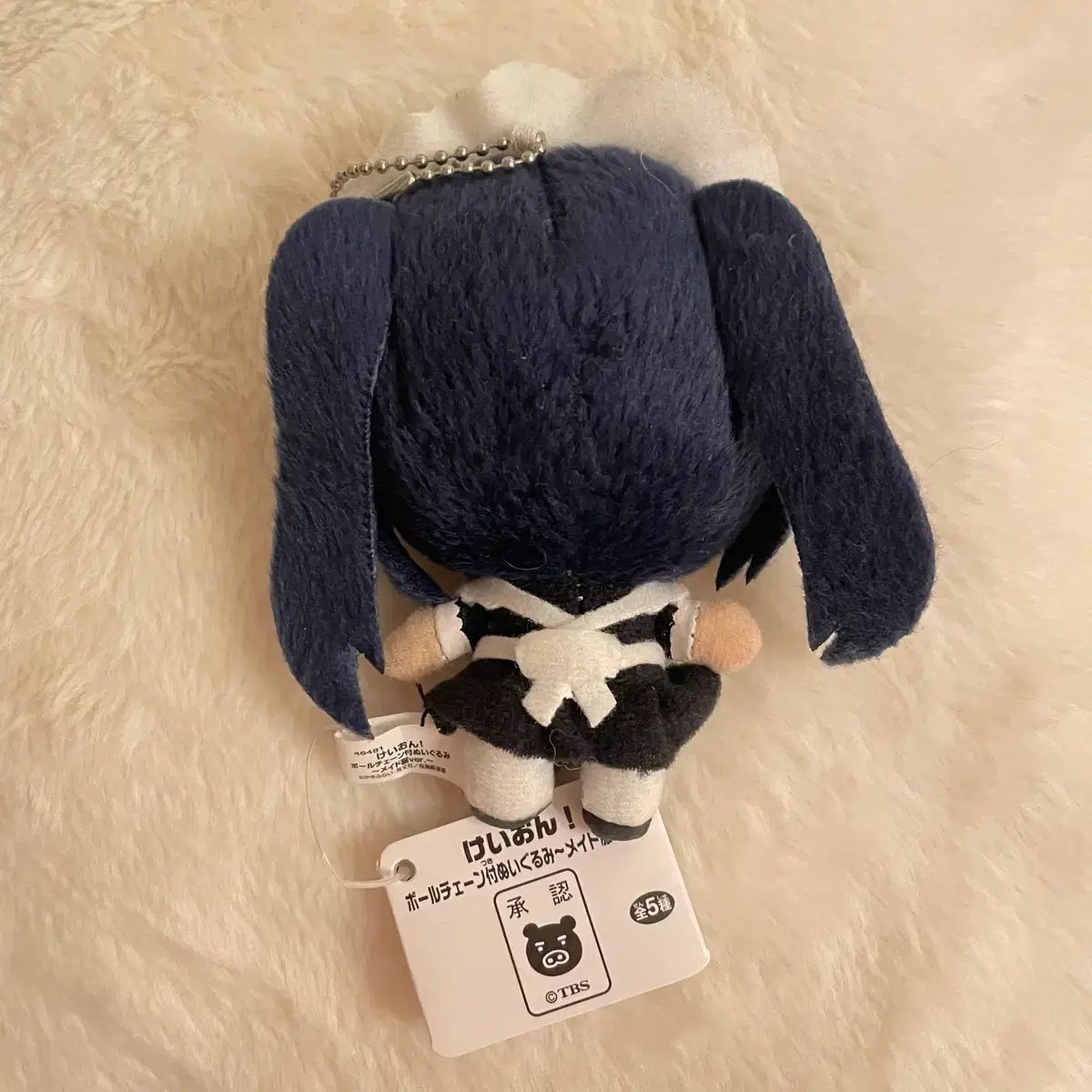 タグ付き) けいおん！ 梓 メイド ぬい マスコット キーホルダー ぬいぐるみ
