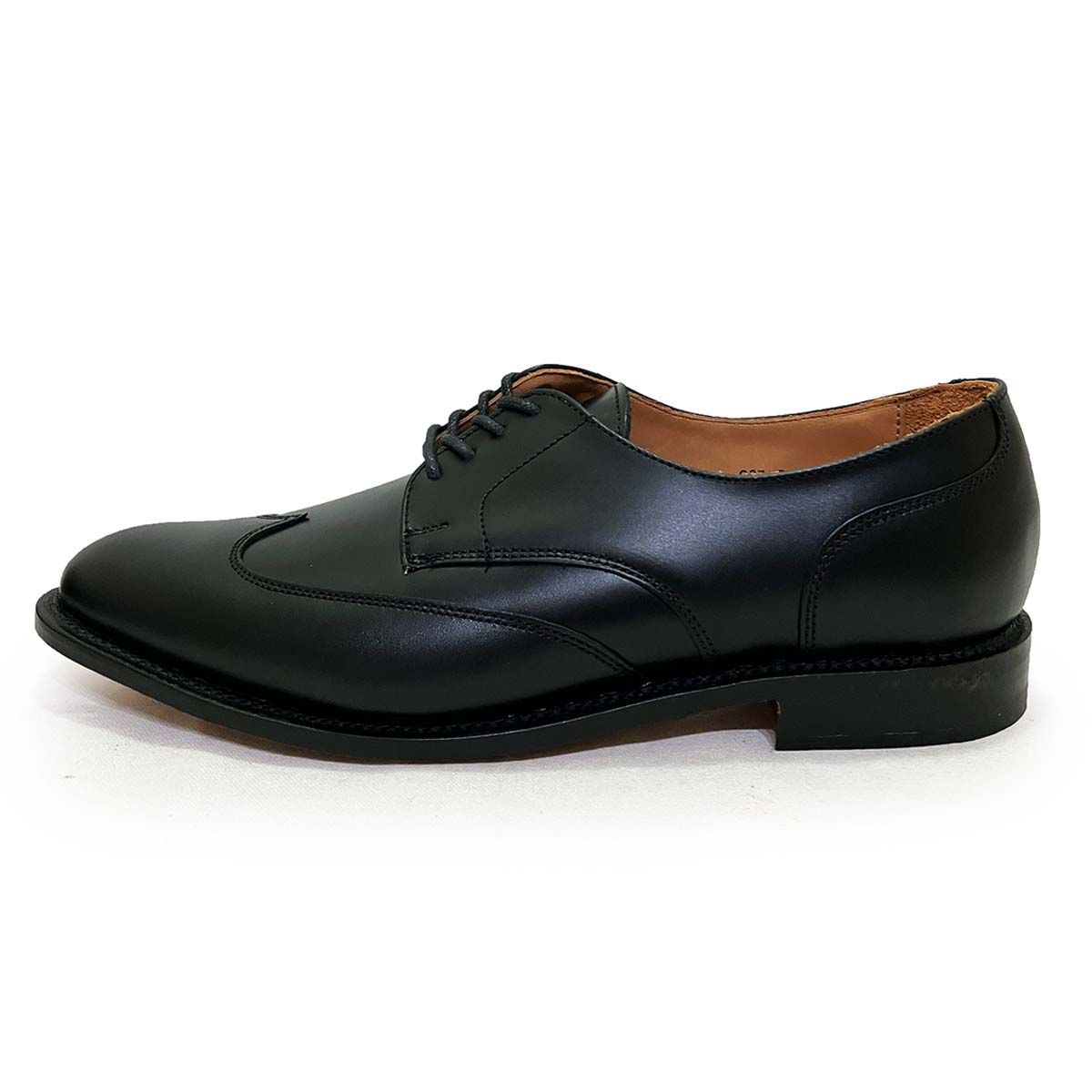 SOLOVAIR 4EYE SHOE GIBSON UK4.5 未使用 革靴 クーポン】レディース シューズ ソロヴェアー 4アイ ギブソンシューズ