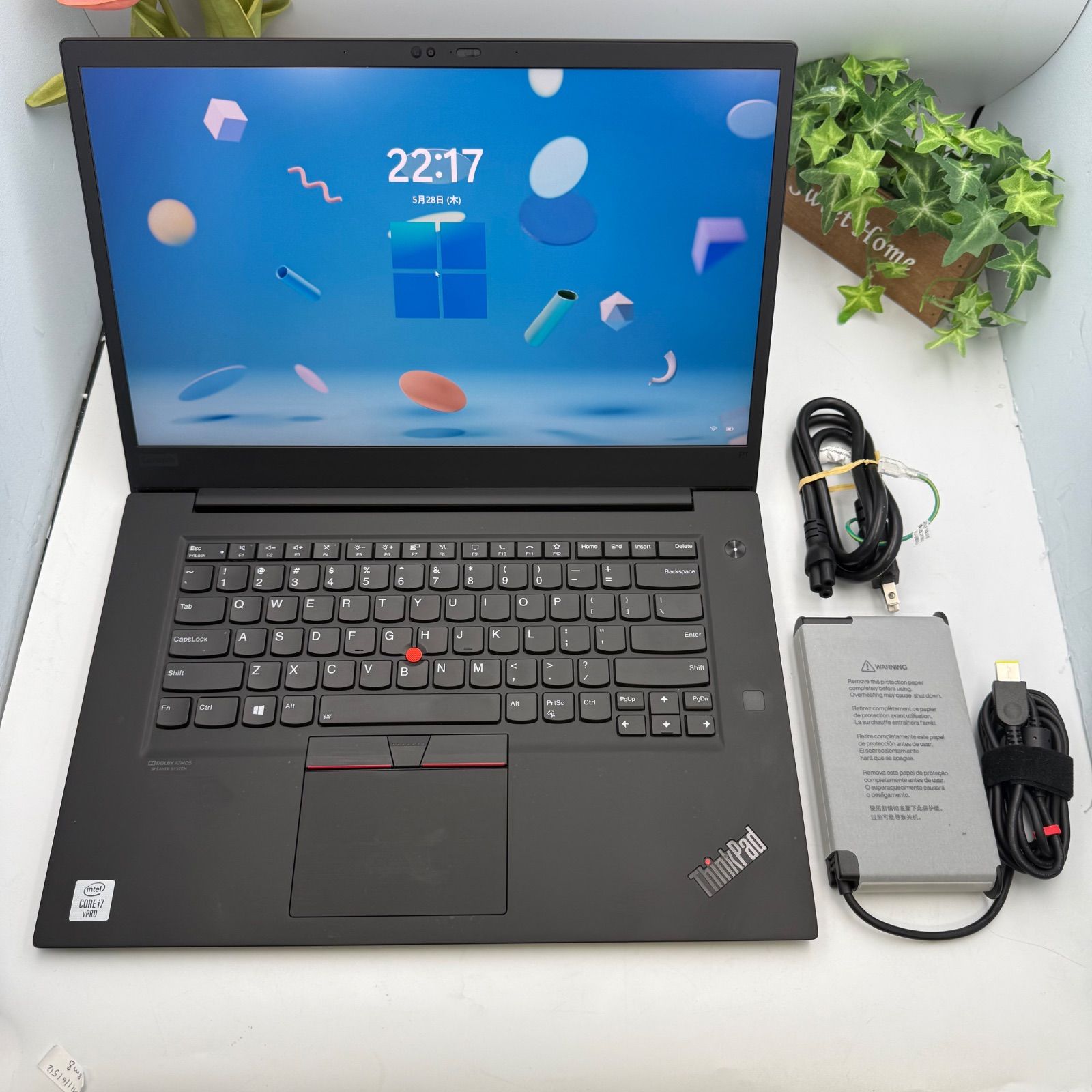 【高性能】Lenovo ThinkPad P1 Gen 3 15.6インチ Ci7/64GB/1TB NVIDIA Quadro T2000 USキーボード