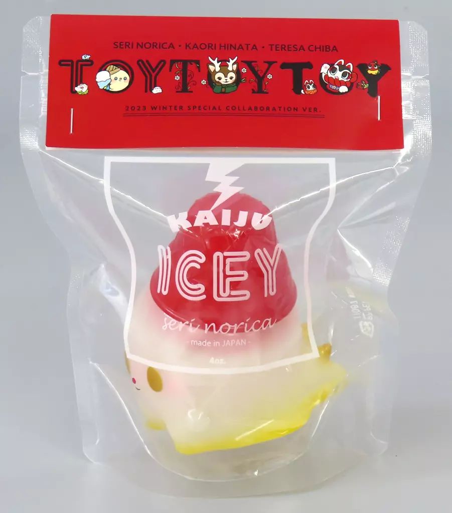 【中古】フィギュア 怪獣アイシー(ストロベリーショートケーキ味) 「怪獣アイシー」 ソフビフィギュア