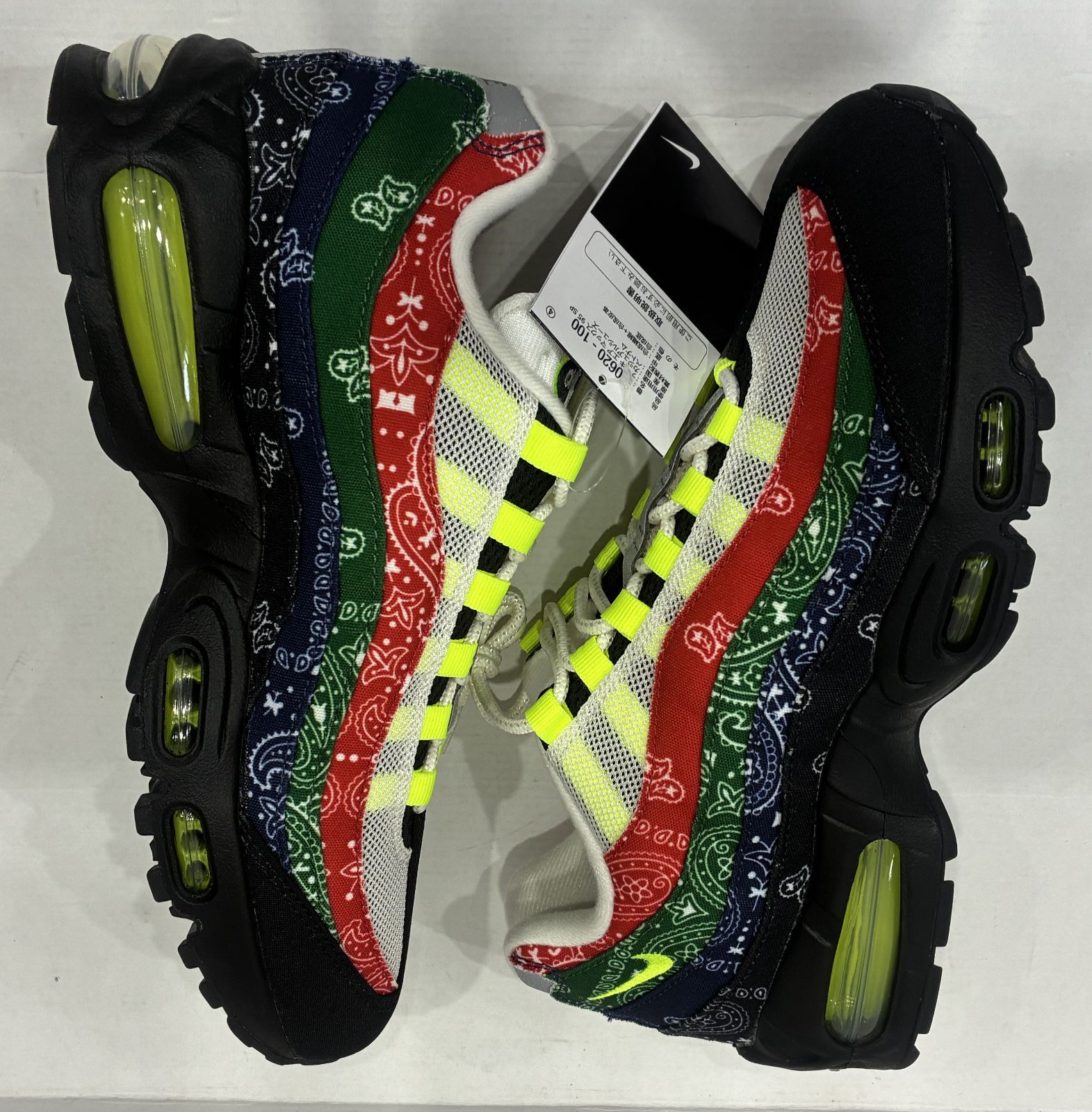 未使用 Nike Air Max 95 Big Bubble SP Paisley Bandana 27㎝ ナイキ 