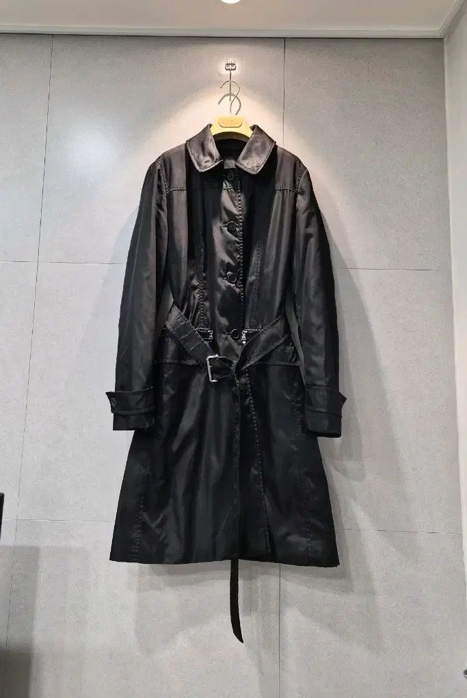 PRADA プラダ 正規品 レディース BLACK LABEL リナイロン ベルト付き ウェスト コート