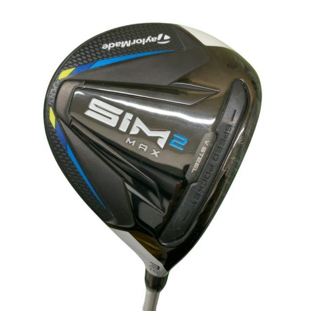 【中古】 テーラーメイド SIM2 MAX 3W フェアウェイウッド FW Speeder 661 EVOLUTION VII (フレックスS) メンズ 男性用 右利き 右用 Cランク ゴルフクラブ