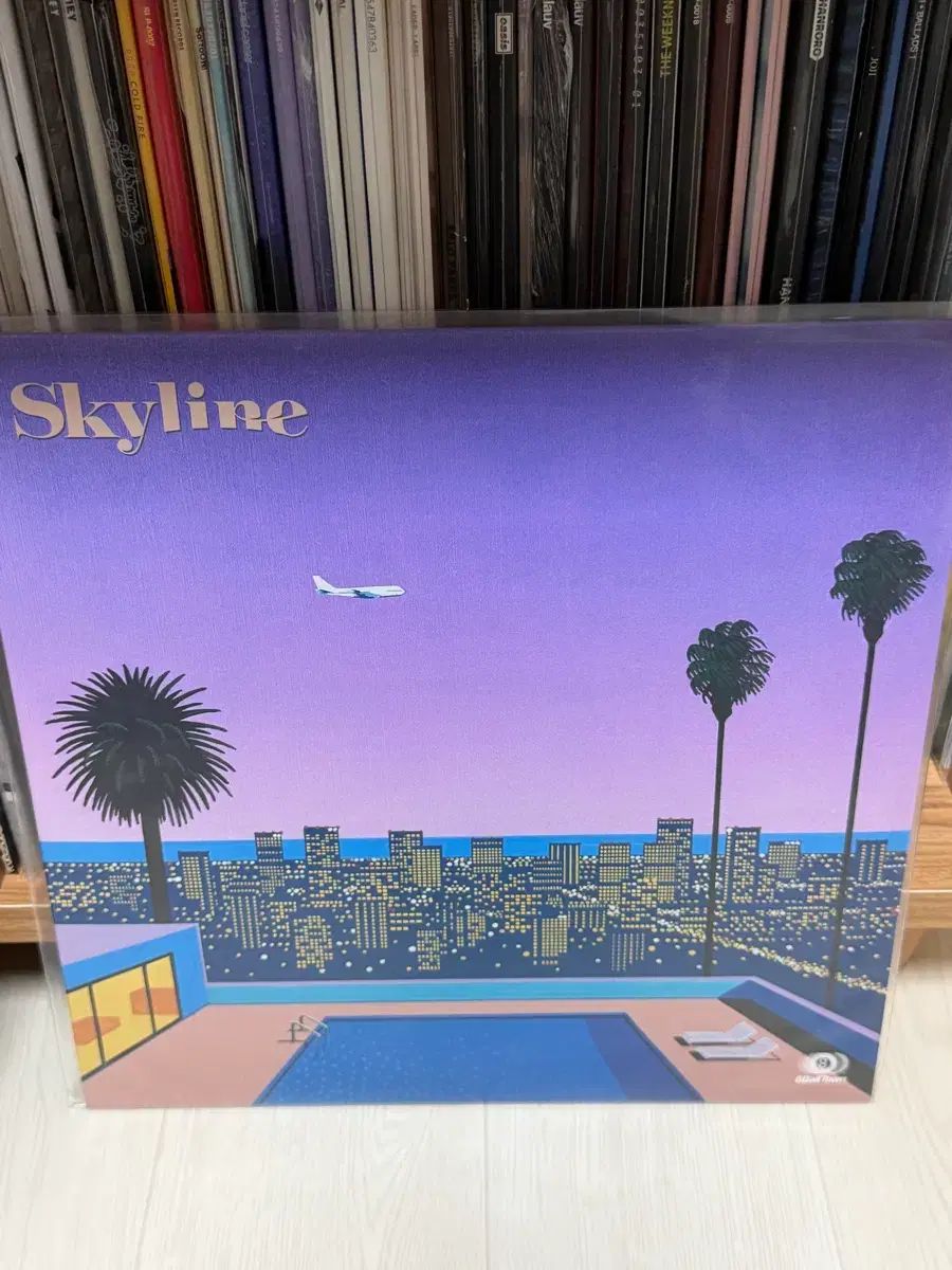 ブロンズ sky line lp LP クリア 透明 イエローバン
