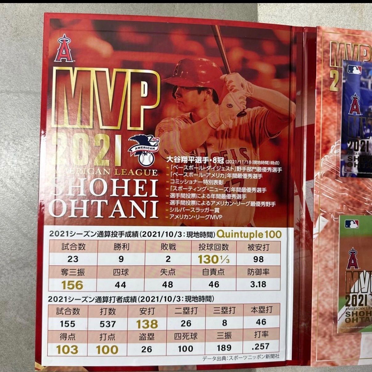 大谷翔平 2021 MVP 記念グッズセット タオル エンゼルス - メルカリ