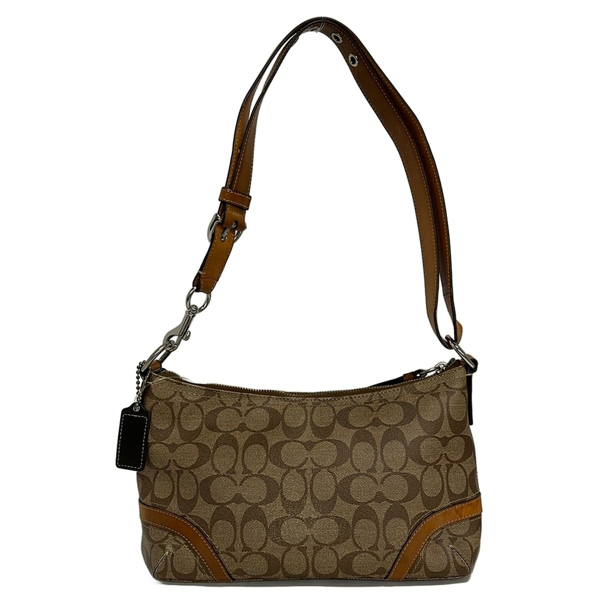 COACH(コーチ) ショルダーバッグ ヘリテージ シグネチャーダッフル 