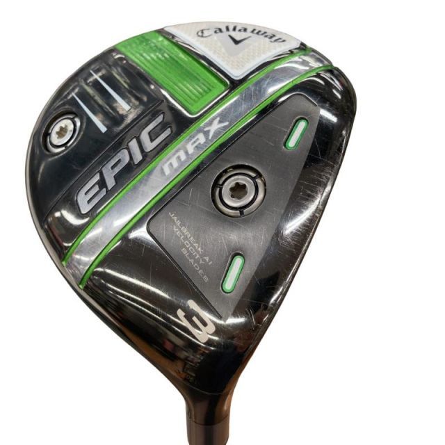 【中古】 キャロウェイ EPIC MAX 3W フェアウェイウッド FW Diamana 40 for CW(2021 EPIC FW) (フレックスSR) メンズ 男性用 右利き 右用 Cランク ゴルフクラブ