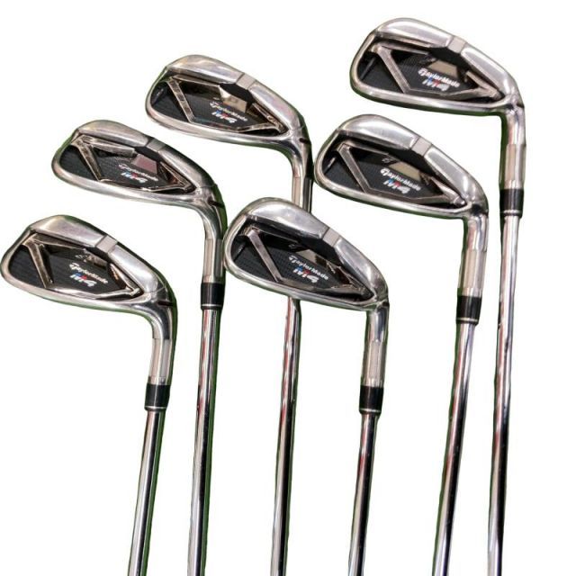 【中古】 テーラーメイド M4 6S アイアンセット IR RE-AX 90 STEEL JAPAN・SPEC(アイアン) (フレックスS) メンズ 男性用 右利き 右用 Cランク ゴルフクラブ