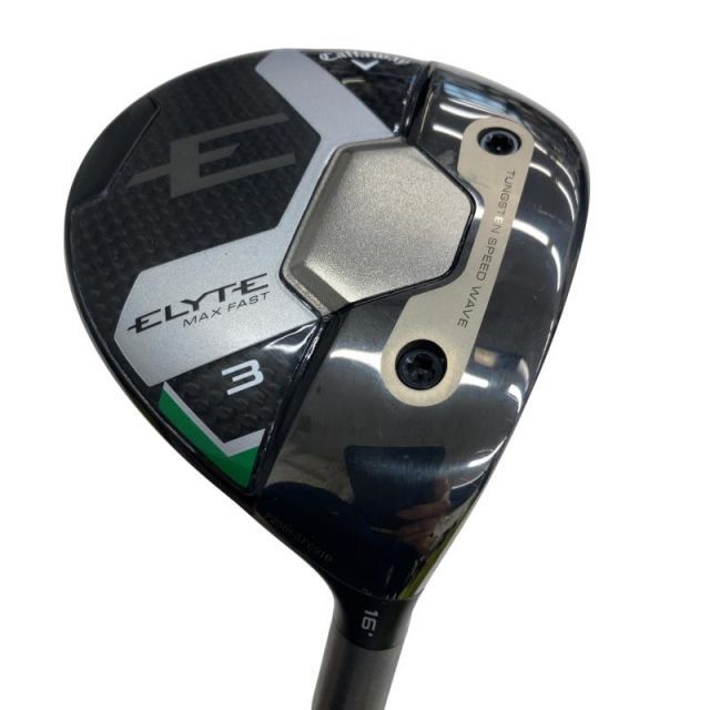 【中古】 キャロウェイ ELYTE MAX FAST 3W フェアウェイウッド FW LIN-Q GREEN 40 for CW(ELYTE FW) (フレックスSR) メンズ 男性用 右利き 右用 Bランク ゴルフクラブ