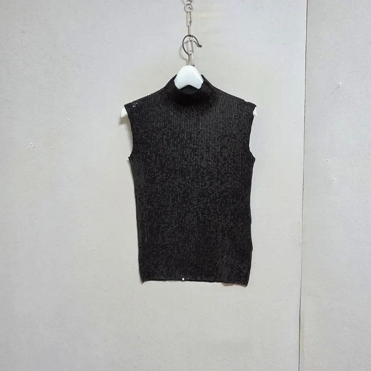 スピチオ ビーズ装飾 ノースリーブ Tシャツ 40 n5805