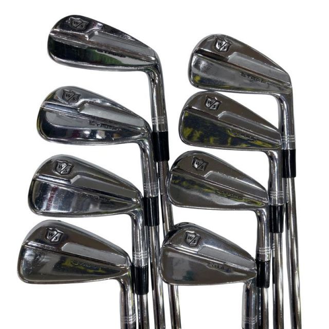 【中古】 ウィルソン Wilson staff STAFF MODEL BLADE 8S アイアンセット IR Dynamic Gold (フレックスS) メンズ 男性用 右利き 右用 Dランク ゴルフクラブ