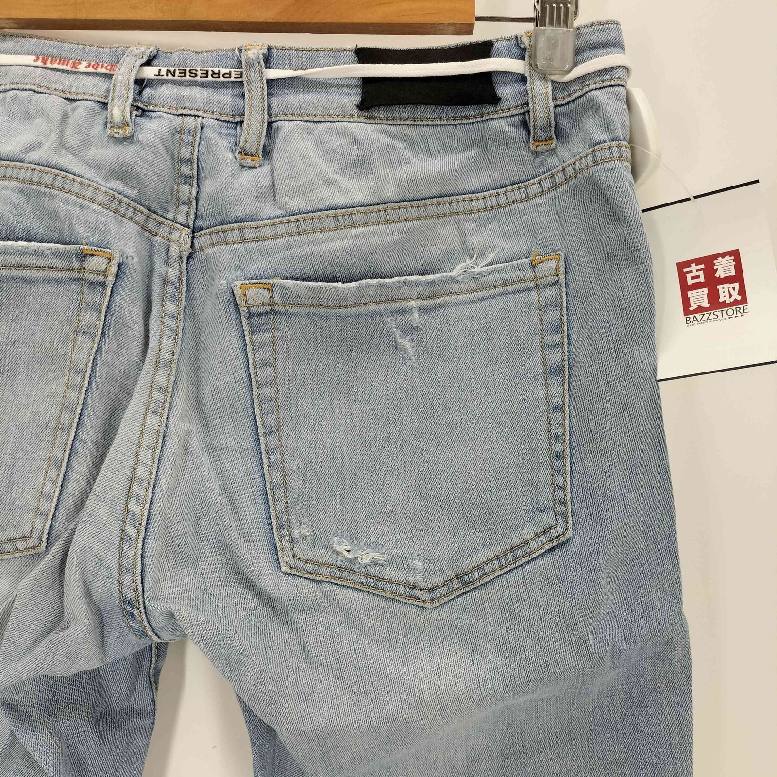 ユーズドフルギ USED古着 デストロイスキニーデニム メンズ 32 - メルカリ