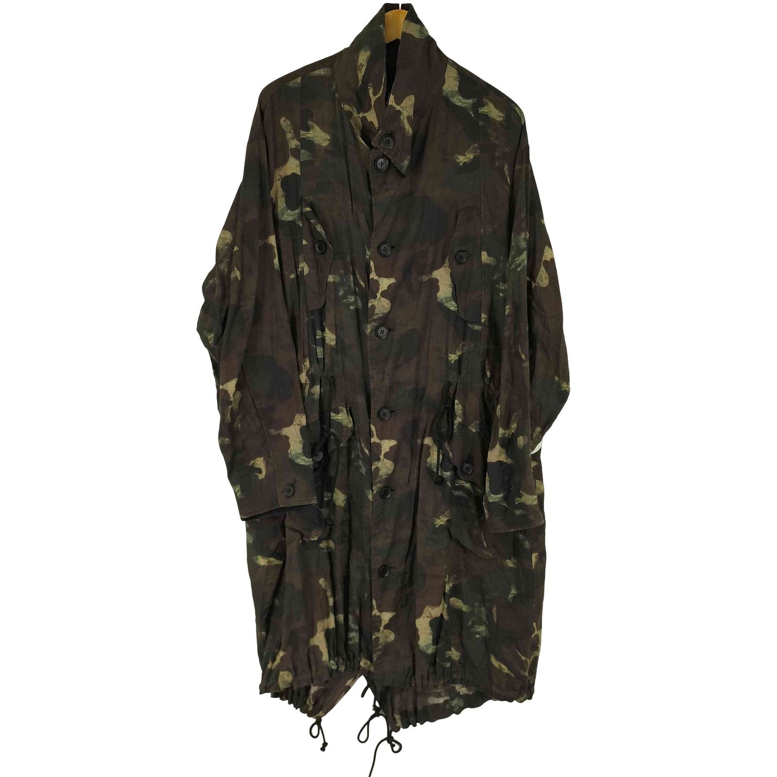 グラウンドワイ Ground Y Camouflage Pattern Viyella Puckering Mods Coat メンズ JPN:3