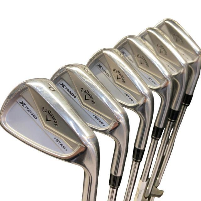 【中古】 キャロウェイ X FORGED STAR(2024) 6S アイアンセット IR NS PRO 950GH neo (フレックスS) メンズ 男性用 右利き 右用 Cランク ゴルフクラブ