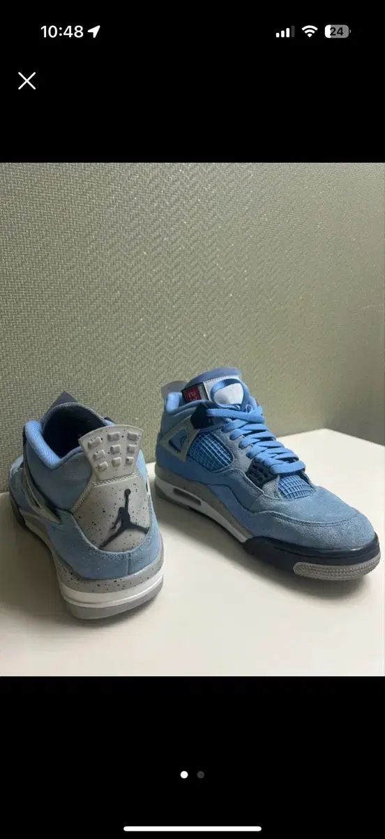 270 ジョーダン 4 ユニバーシティ ブルー