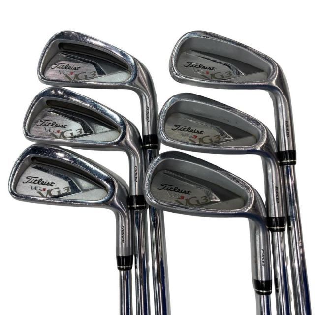【中古】 タイトリスト Titleist VG3(2012) 6S アイアンセット IR 純正特注シャフト (フレックスS) メンズ 男性用 右利き 右用 Cランク ゴルフクラブ