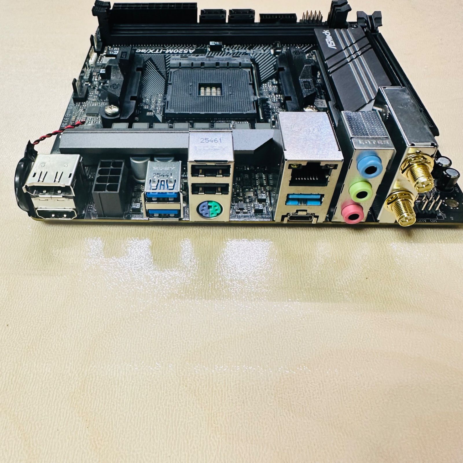 美品 ASRock A520 M-ITX/ac マザーボード AM4 - メルカリ