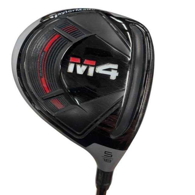 【中古】 テーラーメイド M4(2021) 5W フェアウェイウッド FW Fujikura ATMOS Red 5 (フレックスR) メンズ 男性用 右利き 右用 Cランク ゴルフクラブ